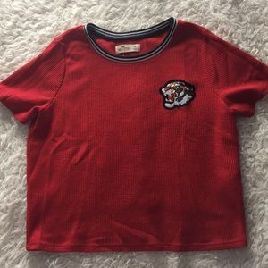 Hollister medium red shirt